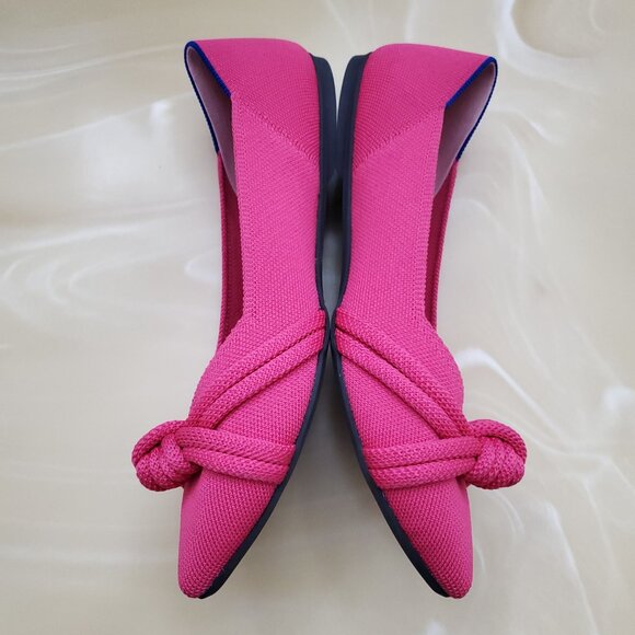 Elegant Pink Women's Flats - Picture 6 of 15
